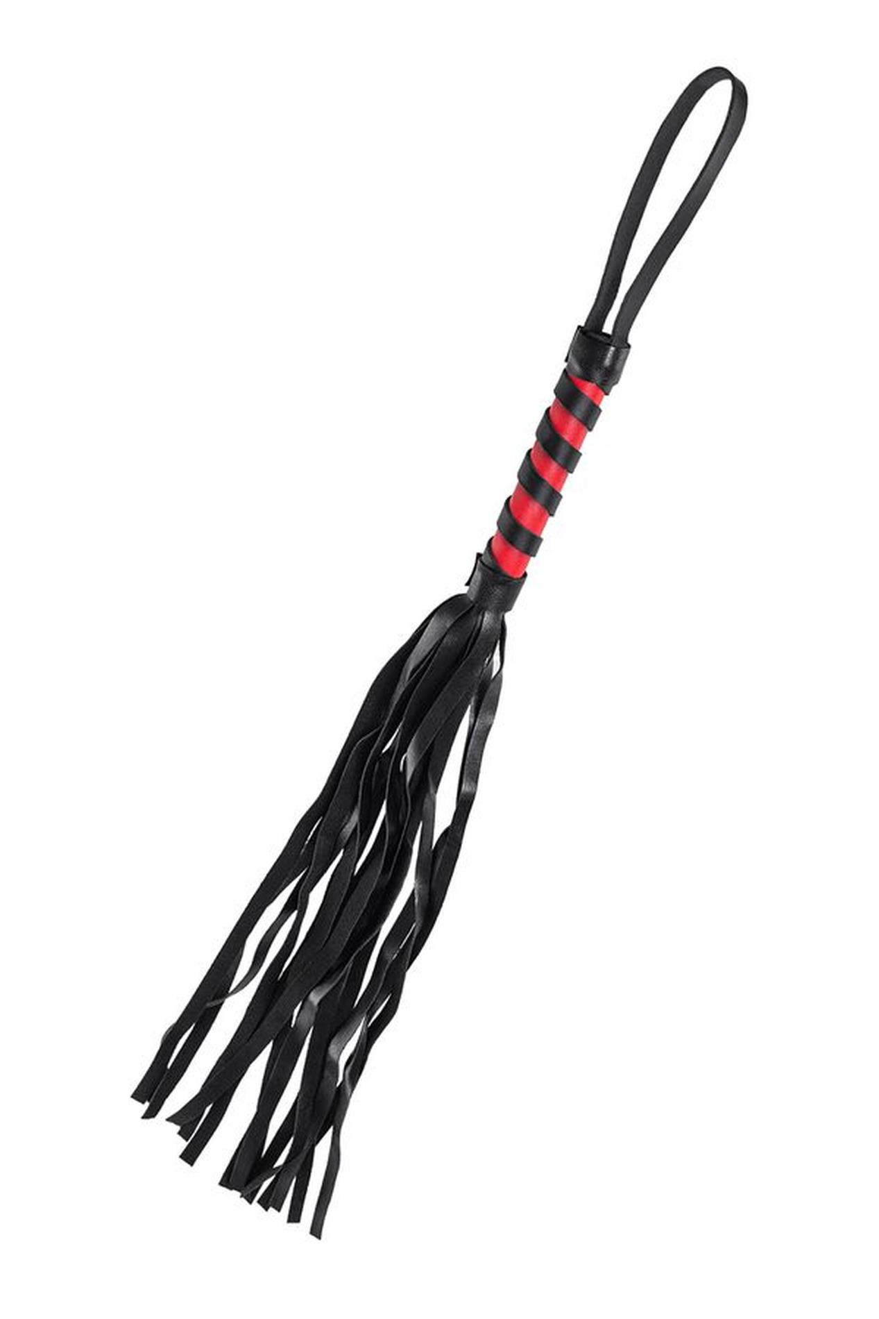 39-310004_01 Anonymo flogger, PU leather, black, 45 cm - obrazek 1