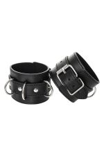 Anonymo handcuffs, PU leather, black - obrazek 12