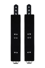 Anonymo handcuffs, PU leather, print, 27 cm - obrazek 7