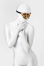 Anonymo mask, PU leather, print, 26 cm - obrazek 2
