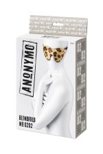 Anonymo mask, PU leather, print, 26 cm - obrazek 7