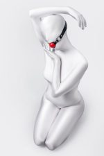 Anonymo gag, TPR, red, 64 cm - obrazek 2