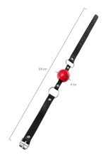 Anonymo gag, TPR, red, 64 cm - obrazek 7