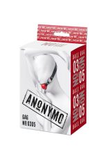 Anonymo gag, TPR, red, 64 cm - obrazek 8