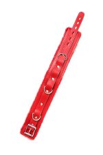 Anonymo collar, PU leather, red - obrazek 7