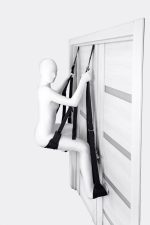 Anonymo Sex swing on the door , nylon, black - obrazek 4