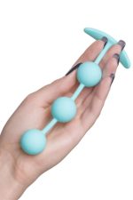 ToDo by Toyfa Anal plug Triplex, silicone, mint, 15 cm, O 2.5 cm - obrazek 6
