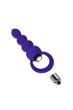 ToDo by Toyfa Anal plug Twisty, silicone, purple, 14 cm, O 3.2 cm - obrazek 4