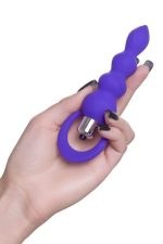 ToDo by Toyfa Anal plug Twisty, silicone, purple, 14 cm, O 3.2 cm - obrazek 5