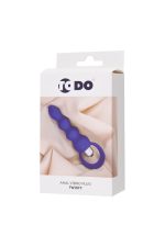 ToDo by Toyfa Anal plug Twisty, silicone, purple, 14 cm, O 3.2 cm - obrazek 6
