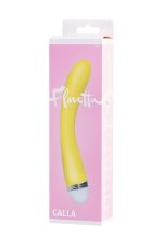 Vibrator Flovetta by Toyfa Calla, silicone, yellow, 22 cm - obrazek 7
