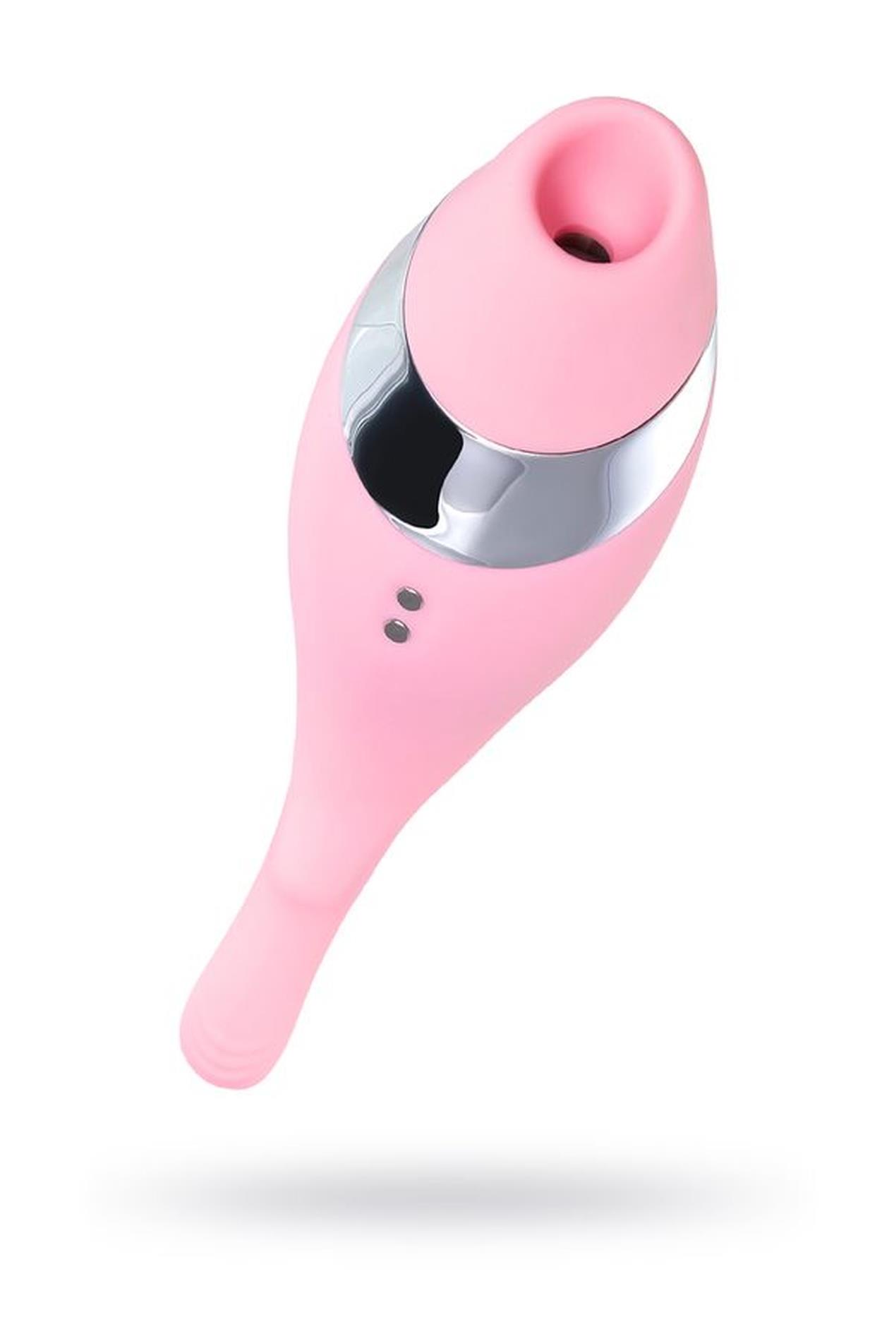 39-457706_01 Multifunctional erogenous zone stimulator Flovetta by Toyfa DAHLIA, silicone, pink, 14 cm - obrazek 1
