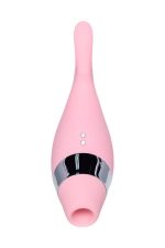 Multifunctional erogenous zone stimulator Flovetta by Toyfa DAHLIA, silicone, pink, 14 cm - obrazek 2