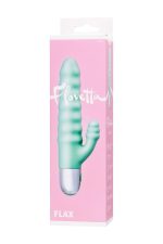 Relief vibrator with clitoral stimulation Flovetta Flax, silicone, mint, 17.5 cm - obrazek 12