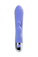 Vibrator with clitoral stimulation Flovetta Crocus, silicone, purple, 17.5 cm - obrazek 2