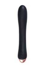 Unrealistic vibrator WANAME D-SPLASH STREAM, silicone, black, 21 cm - obrazek 4