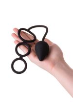 EROTIST Butt plug with an erection ring (M) - obrazek 4