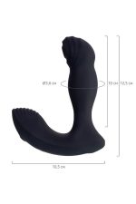 Prostate vibration stimulator with remote control Erotist Mounto, silicone, 13.2 cm - obrazek 9