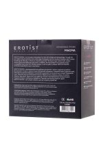 EROTIST Magma; Rechargeable masturbator with heating, Silicone, Black, 12 cm - obrazek 8