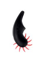 EROTIST Mill vibro ring, silicone, black, 8.5 cm, O 2.6 cm - obrazek 4