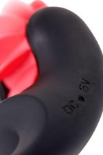 EROTIST Mill vibro ring, silicone, black, 8.5 cm, O 2.6 cm - obrazek 10