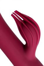 Vibrator with clitoral stimulator L'EROINA by TOYFA Sangra, silicone, burgundy, 20.5 cm - obrazek 10