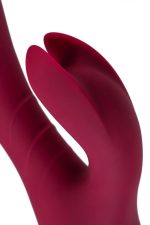Vibrator with clitoral stimulator L'EROINA by TOYFA Mion, silicone, burgundy, 22 cm - obrazek 9