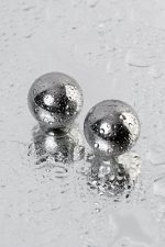Vaginal balls Metal by TOYFA, metal, silver, O 2.5 cm - obrazek 4