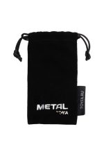 Red anal plug TOYFA Metal with black gem - obrazek 7