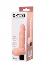 A-TOYS, Realistic Multi-Speed vibrator,, TPE, vibration modes, 14cm - obrazek 2