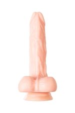 A-TOYS, Realistic Dildo, TPE, Flesh, 14 cm - obrazek 5