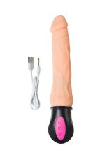 A-TOYS Vibrator with heating TPE 12 speeds bendable rechargble - obrazek 4
