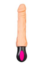 A-TOYS Realistic Vibrator with heating, TPE, 12 Modes, bendable, recharble - obrazek 5