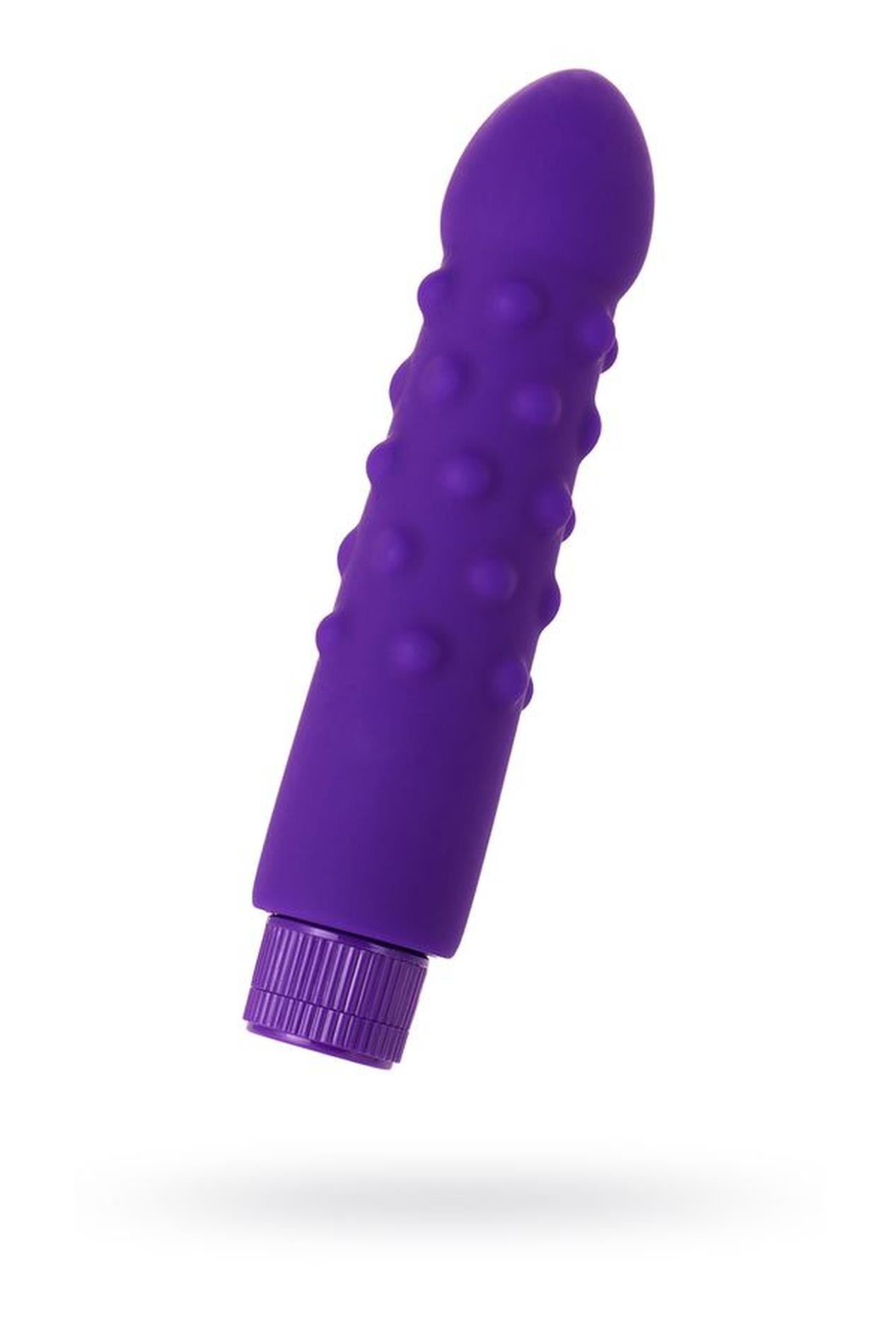 39-761026_01 A-TOYS, Vibrator, Silicone, Purple, 17 cm - obrazek 1