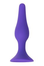 A-TOYS, Anal Plug, Silicone, Purple, 10.2 cm - obrazek 2