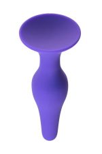 A-TOYS, Anal Plug, Silicone, Purple, 10.2 cm - obrazek 4