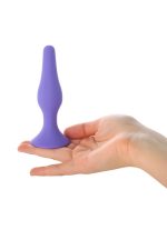 A-TOYS, Anal Plug, Silicone, Purple, 10.2 cm - obrazek 8