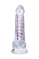 Flexible dildo A-Toys Paret, transparent, 18 cm - obrazek 5