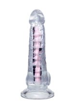 Flexible dildo A-Toys Paret, transparent, 18 cm - obrazek 6