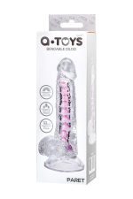 Flexible dildo A-Toys Paret, transparent, 18 cm - obrazek 8