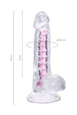 Flexible dildo A-Toys Paret, transparent, 18 cm - obrazek 11