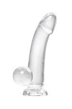 Realistic dildo A-Toys by TOYFA Cryst, TPE, transparent, 15 cm - obrazek 2