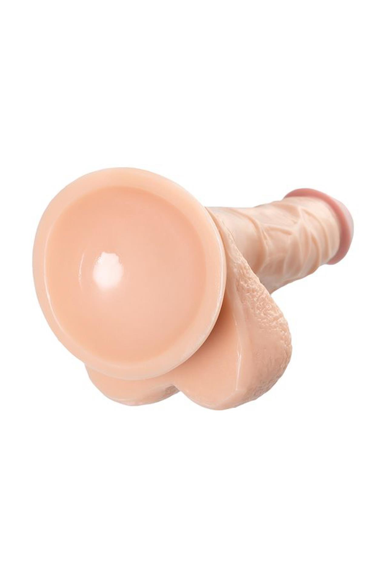 39-762010_05 Realistic dildo A-Toys by TOYFA Kirc, TPE, nude, 17 cm - obrazek 1