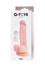 Realistic dildo A-Toys by TOYFA Kirc, TPE, nude, 17 cm - obrazek 10