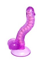 Realistic dildo A-Toys by TOYFA Celiam, TPE, purple, 20.5 cm - obrazek 4