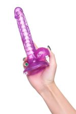 Realistic dildo A-Toys by TOYFA Celiam, TPE, purple, 20.5 cm - obrazek 7