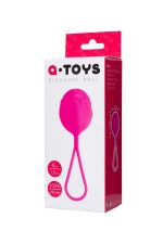 A-TOYS,Vaginal ball, Silicone, Pink, O 3.5 cm - obrazek 3