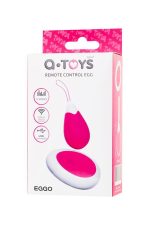 A-TOYS, Vibrating egg with remote control, silicone, pink and white, 12 cm - obrazek 7