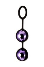 A-TOYS, Vaginal balls, ABS plastic, Purple, O 3.1 cm - obrazek 2