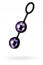 A-TOYS, Vaginal balls, ABS plastic, Purple, O 3.5 cm - obrazek 2